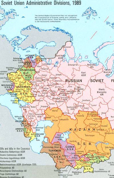 map of ussr before 1990. After a little more work,