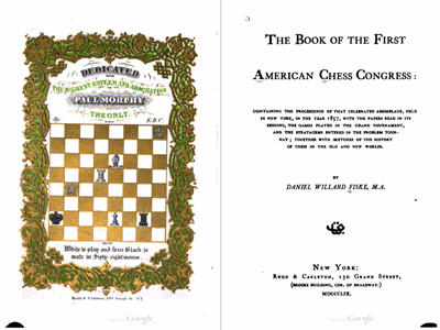 Paul Morphy: The First of the Conquering American Chess Heroes